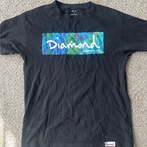 Diamond Supply Co. Black Graphic T-Shirt